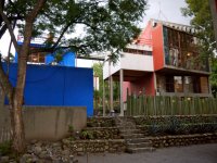 Fachada de la Casa O'Gorman, tras la rehabilitaci&oacute;n