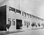 Escuela Primaria de la colonia &Aacute;lamos, Estado de Chiapas, &Aacute;lamos, M&eacute;xico D.F., 1932, modificada y sustituida por Juan O'Gorman