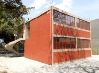 Fachada trasera de la Casa O'Gorman, tras la rehabilitaci&oacute;n