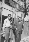 Juan O'Gorman con Diego Rivera