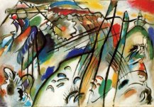 KANDINSKY, Wassily, Improvisaci&oacute;n 28 (segunda versi&oacute;n), 1912, &oacute;leo sobre lienzo, 111,4 x 162,1 cm. Solomon R. Guggenheim Museum. Nueva York. USA