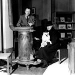 Lee Miller, Paul Delvaux y Rene Magritte, Bruselas, 1945
