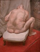 Lucian Freus, 'Hombre de espaldas', óleo sobre lienzo, 1992