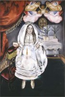 La Comulgante, 1914, &oacute;leo sobre lienzo,  180 x 124 cm. Museo Nacional Centro de Arte Reina Sof&iacute;a