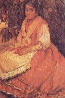Gitana, c. 1905-1906, óleo sobre lienzo, 100’2 x 73’5 cm., Museo Municipal de Santander