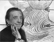 Louise Bourgeois en su estudio en Brooklyn, 1993, Foto: &copy; Vera Isler –Leiner, Art: &copy; The Easton Foundation / Autorizado por VEGAP, M&aacute;laga, 2015