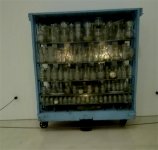 Le D&eacute;fi, 1991. Painted wood, glass, and electrical light. 67 1/2 x 58 x 26 inches (171.5 x 147.3 x 66 cm). Solomon R. Guggenheim Museum, New York 91.3903. All artworks &copy; Louise Bourgeois