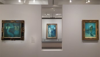 Pablo Picasso (1881-1973) Autorretrato con sombrero de copa1901&Oacute;leo sobre papelAlt. 50; Anch. 33 cm.Colecci&oacute;n particular&copy; www.bridgemanimages.com &copy; Succession Picasso 2018