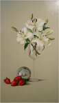 M Antonio Palomeque "Lilies" 240x140 cm 