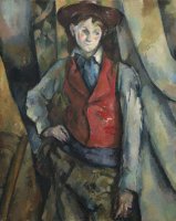 Paul Cézanne, “Niño con chaleco rojo” (1888-1890). National Gallery of Art, Washington, DC.