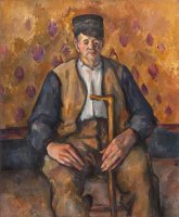 Paul C&eacute;zanne, Seated Peasant, c. 1900–1904, oil on canvas, Mus&eacute;e d'Orsay, Paris, Photograph &copy; Mus&eacute;e d'Orsay, Dist. RMN-Grand Palais/Patrice Schmidt
