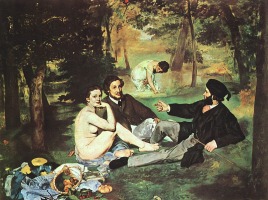 Eduard Manet 'Almuerzo sobre la hierba'