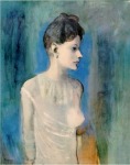 PICASSO, Pablo, Mujer en camisa, 1905 [Detalle]