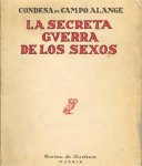 María del Campo Alange,  La secreta guerra de los sexos
