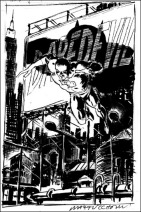 Boceto De ilustración para Daredevil