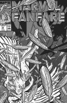 Portada de Marvel Fanfare n&ordm;40 (octubre de 1988)