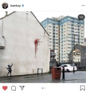 El nuevo graffit de Banksy en Bristol.