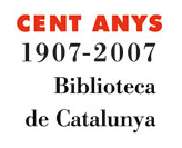 Centenario de la Biblioteca de Catalunya