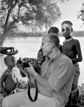 Juan Manuel Castro Prieto en uno de sus viajes por África