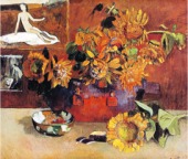 La obra del pintor francés Paul Gauguin (1848-1903) titulado Naturaleza muerta con La Esperanza