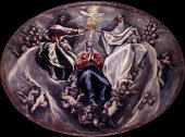 'La Coronación de la Virgen' (1603-1605), 76,3x57 cm. de El Greco