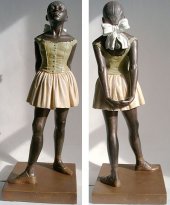 La escultura de Edgar DEGAS, (1834-1917), Petite danseuse de quatorze ans