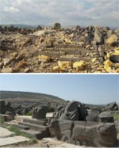 El templo neohitita de Ain Dara, antes y después del bombardeo