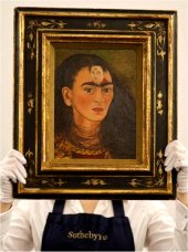El lienzo, "Diego y yo" de Frida Kahlo subastado en Sotheby's de Nueva York