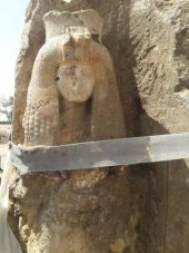 Estatua de alabastro de la reina Tiye Foto: Egypt's Ministry of Antiquities