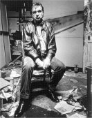 Francis Bacon en su estidio, 1984
