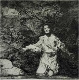 El grabado robado de Francisco de Goya,Tristes presentimientos de lo que ha de acontecer.