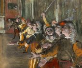 “Les Choristes” (1877), de Edgar Degas. 