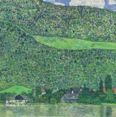 Lienzo de Gustav Klimt Litzlberg am Atterse