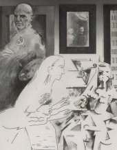 Detalle de la obra Las Meninas de Picasso, de Richard Hamilton
