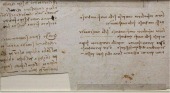 El fragmento encontrado en Nantes, y atribuido a Leonardo Da Vinci
