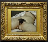 “El origen del mundo” de Gustave Courbet, 1866, Museo de Orsay