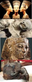 Las dos reina más conocidas de Egipto:Nefertiti y Hatshepsut