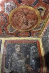Dos de los cuatro Apostoles encontrados en la cripta