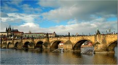 Puente de Carlos (Karluv most), uno de los símbolos turísticos de Praga