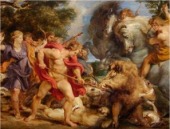 Una de las versiones pintadas por Rubens de este relato de Ovidio.