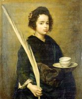 El cuadro atribuido a Velázquez ‘Santa Rufina’