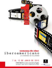 Cartel de la X Semana de Cine Iberoamericano 'La Chimenea de Villaverde'