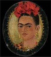 Frida  Kahlo, Autorretrato en miniatura, (dedicado a Bartolico con amor) col. Particular, California
