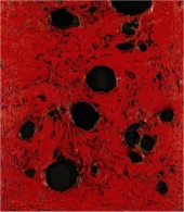 Alberto Burri, Rosso plastica L.A. 1963
