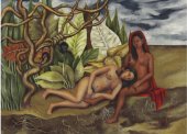 Dos desnudos en el bosque (La tierra misma), de Frida Kahlo