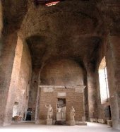 Vista general del Aula X de las Termas de Diocleciano, ya restaurada