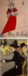 Las litografías encontradas, 'May Belfort' (1895) y 'Divan Japonais' (1893)
