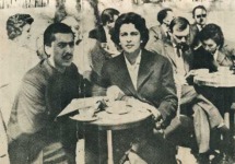 Vargas Llosa y su primera mujer, Julia