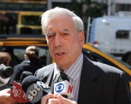 Vargas Llosa en Nueva York, octubre de 2010