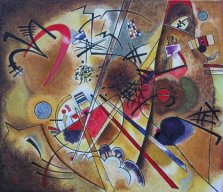 KANDINSKY, Wassily ‘Peque&ntilde;o sue&ntilde;o en rojo’, 1925, &oacute;leo sobre tela, 41,2x35,5 cm.